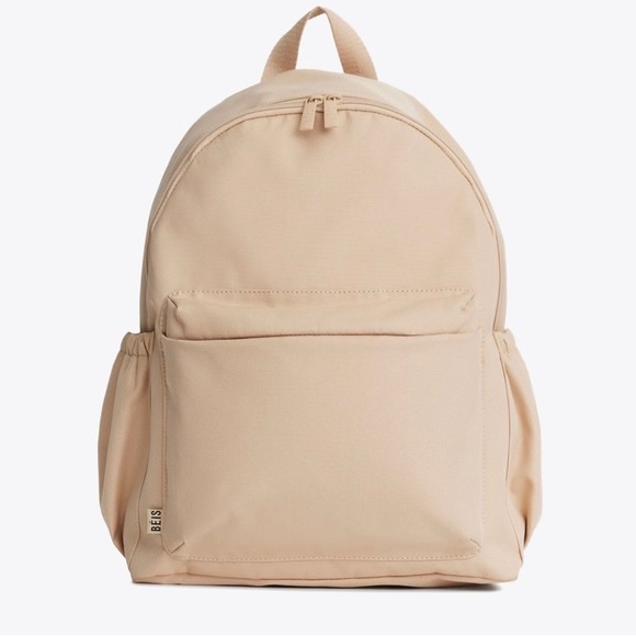BEIS Handbags - NWT BEIS The BÉISics Backpack in BEIGE